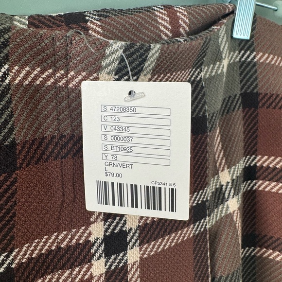 Urban Outfitters Plaid Women's Trousers - Brown and Black - Picture 2 of 2